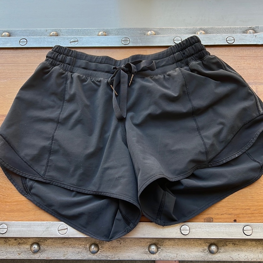Black lululemon shorts